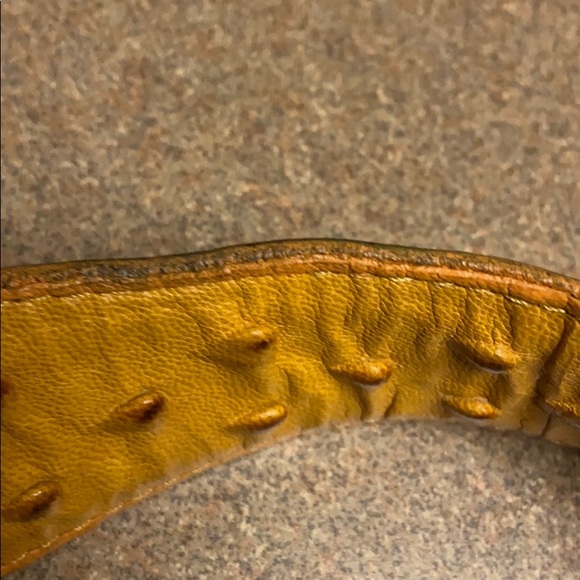 Los Gueritos Ostrich Belt - Picture 7 of 8